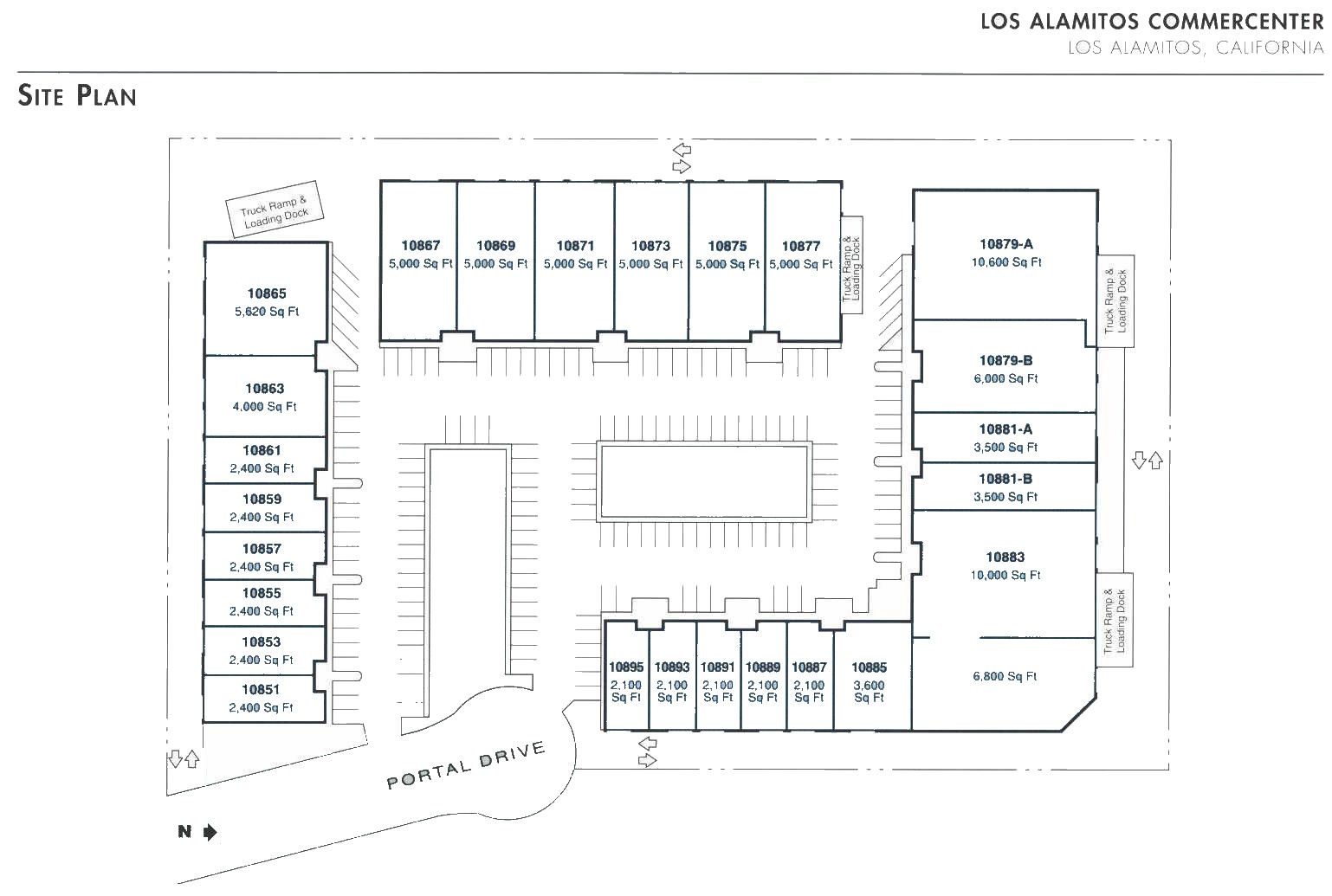 Los Alamitos Commerce Center Site Plan